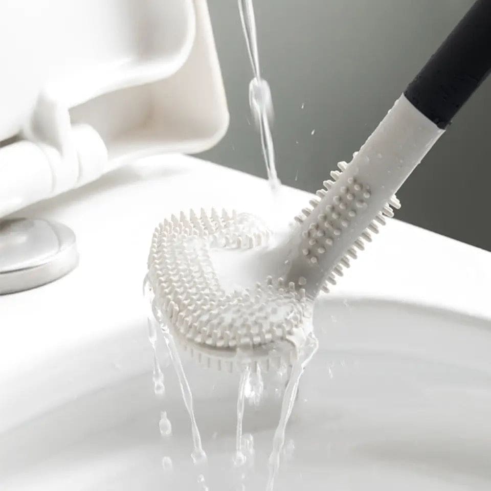 Toilet Bowl Cleaner Brush, Long Rounded Grip Wall Mounted Silicone Toilet Brushes, Dead Angle Soft Hair Cleaning Toilet Brush, Wall Mounted Silicone Toilet Brush, Silicone Golf Toilet Cleaning Brush, Tub Cleaning Brush, Flexible Bendable Toilet Brush Toilet Bowl Cleaner Brush, Long Rounded Grip Wall Mounted Silicone Toilet Brushes, Dead Angle Soft Hair Cleaning Toilet Brush, Wall Mounted Silicone Toilet Brush, Silicone Golf Toilet Cleaning Brush, Tub Cleaning Brush, Flexible Bendable Toilet Brush